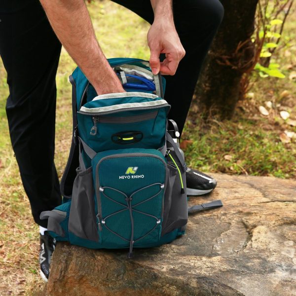 NEVO RHINO Hydration Backpack, 18L Multipurpose Hiking Backpack with 3L Water Bladder