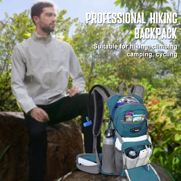 NEVO RHINO Hydration Backpack, 18L Multipurpose Hiking Backpack with 3L Water Bladder