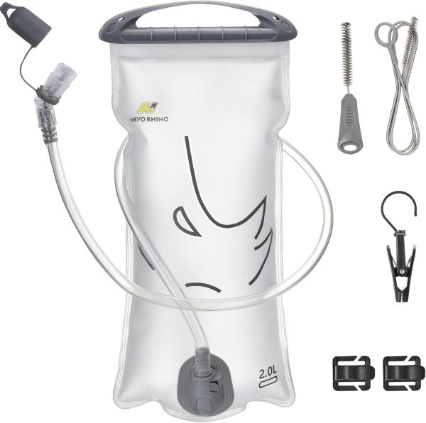 NEVO RHINO 2L Hydration Bladder Kit – Leakproof | Easy Clean | Complete Set
