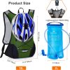 71GpVswkN3L._AC_SL1500_ NEVO RHINO 12L Hydration Backpack with 2L Water Bladder – Lightweight | Leakproof | Breathable Fit | Green-2
