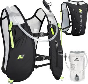 Waterproof Running Vest, 5.5L Breathable Running Hydration Vest with 1.5L