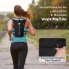 Waterproof Running Vest, 5.5L Breathable Running Hydration Vest with 1.5L