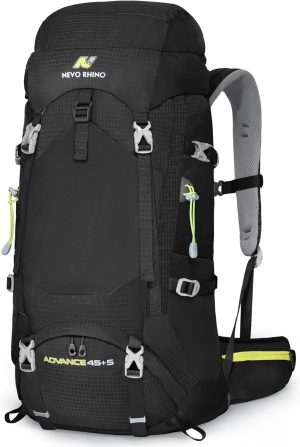 71tsf4WE0pL._AC_SL1500_ NEVO RHINO Internal Frame Hiking Backpack 50L Black