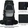 NEVO RHINO Internal Frame Hiking Backpack 80 L Black