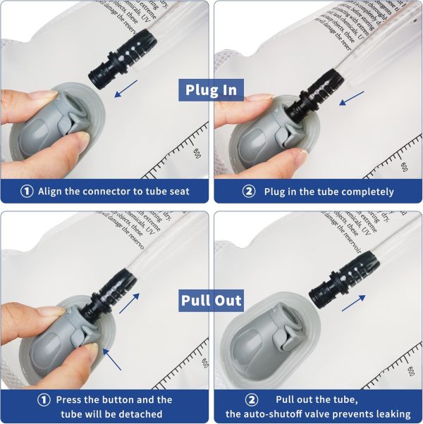 NEVO RHINO 1.5L Hydration Bladder – BPA-Free, Leak-Proof, Easy Clean