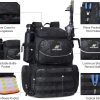 81BJXGezE2L._AC_SL1500_ NEVO RHINO 40L Fishing Backpack with 4 Tackle Boxes – Water-Resistant | Modular Storage | Camouflage Black