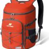 NEVO RHINO 25L Cooler Backpack – Insulated | Leakproof | 36 Can Capacity | Orange
