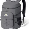 NEVO RHINO 25L Cooler Backpack – Insulated | Leakproof | 36 Can Capacity | Dark Gray