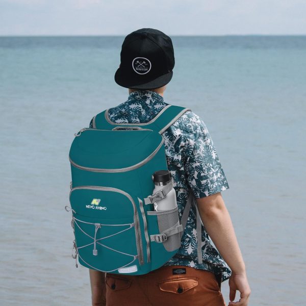 NEVO RHINO 25L Cooler Backpack – Insulated | Leakproof | 36 Can Capacity | Green