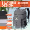 81WOJBmM-RL._AC_SL1500_ NEVO RHINO 25L Cooler Backpack – Insulated | Leakproof | 36 Can Capacity | Dark Gray