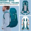 NEVO RHINO Internal Frame Hiking Backpack 50L Green