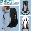NEVO RHINO Internal Frame Hiking Backpack 50L Black