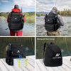 NEVO RHINO 40L Fishing Backpack with 4 Tackle Boxes – Water-Resistant | Modular Storage | Black