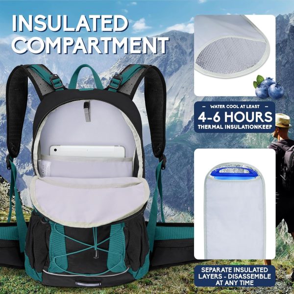 Hydration Backpack 3L Water Bladder, Hiking Water Backpack with Rain Cover for Cycling