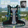 Hydration Backpack 3L Water Bladder, Hiking Water Backpack with Rain Cover